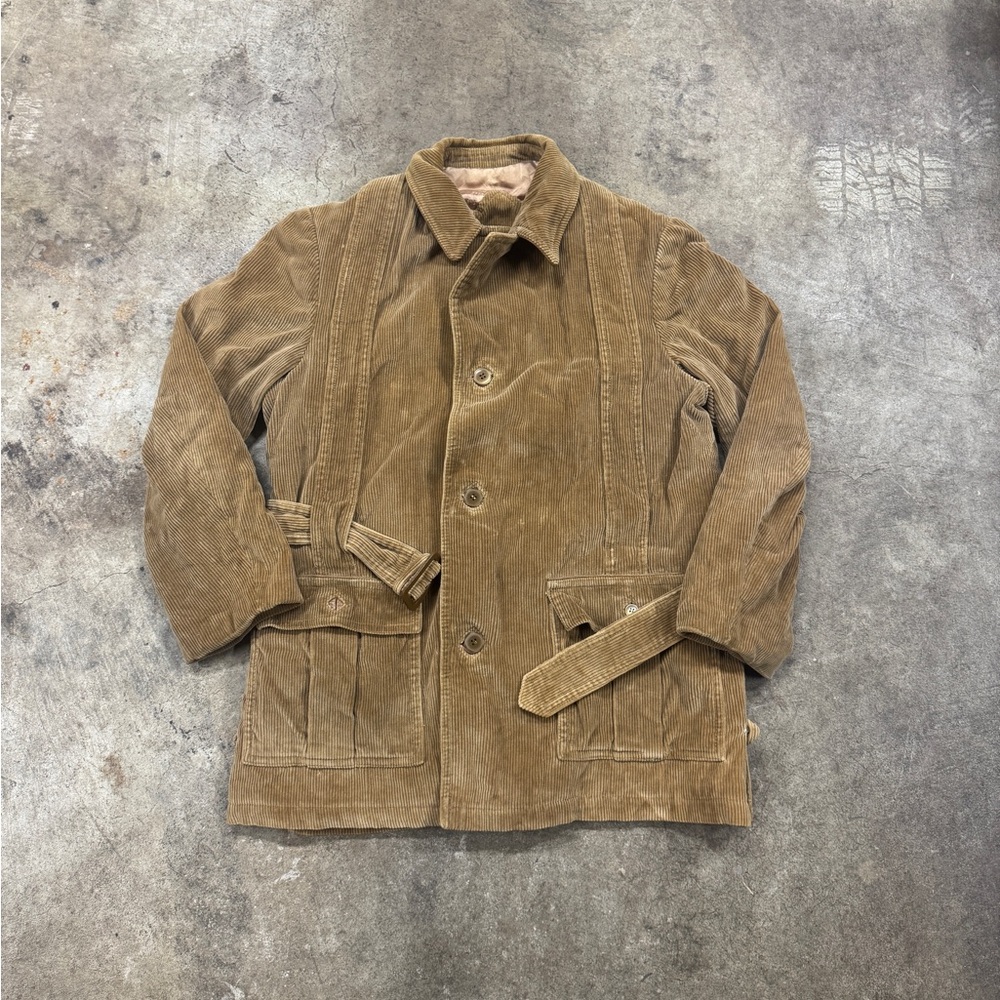 Vintage Men's Tan Corduroy Jacket